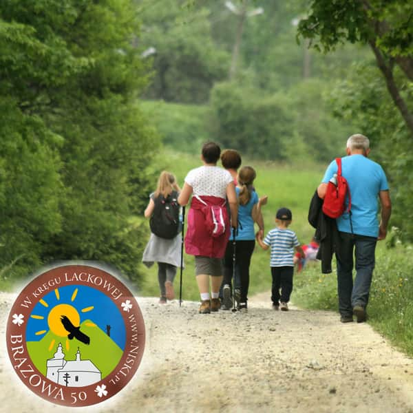 Badge in the Circle of Lackowa - a way to show your child the Low Beskids