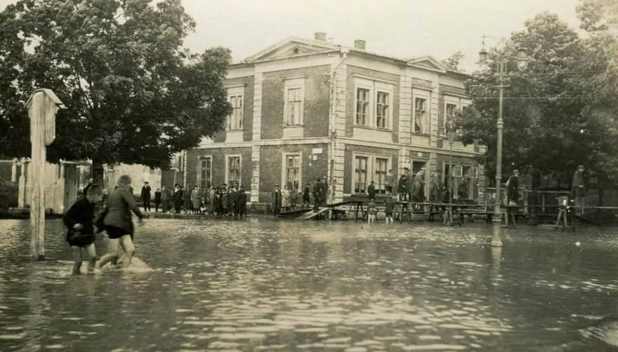 Flood in Krakow in 1925