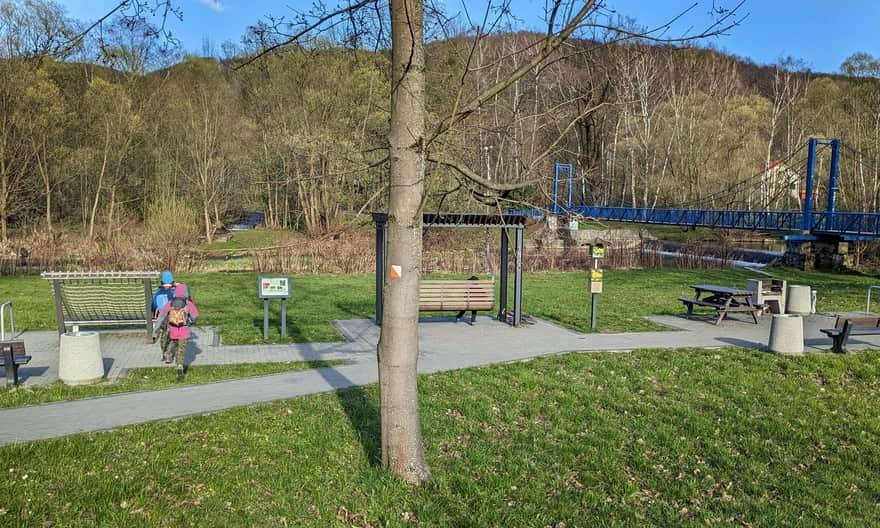 Picnic spot by the Vistula in Ustroń Polana