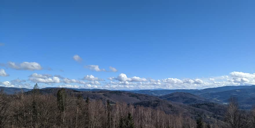 View from Równica to the south