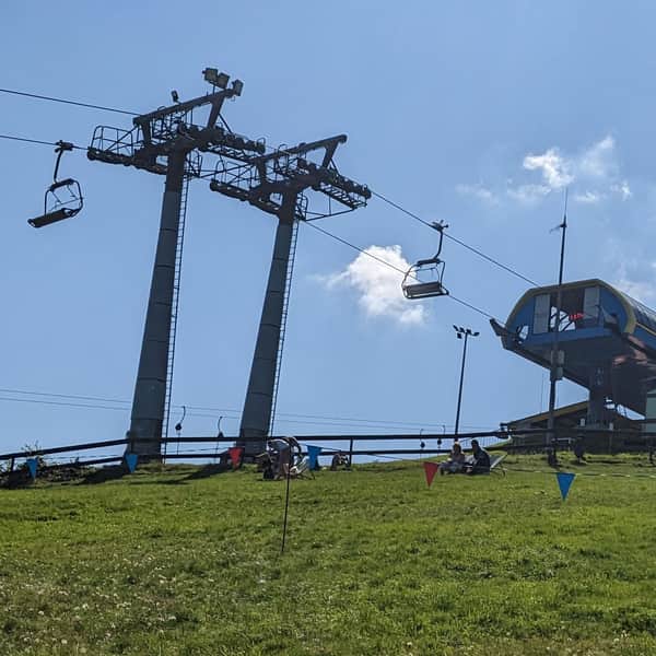 Chairlift to Czantoria