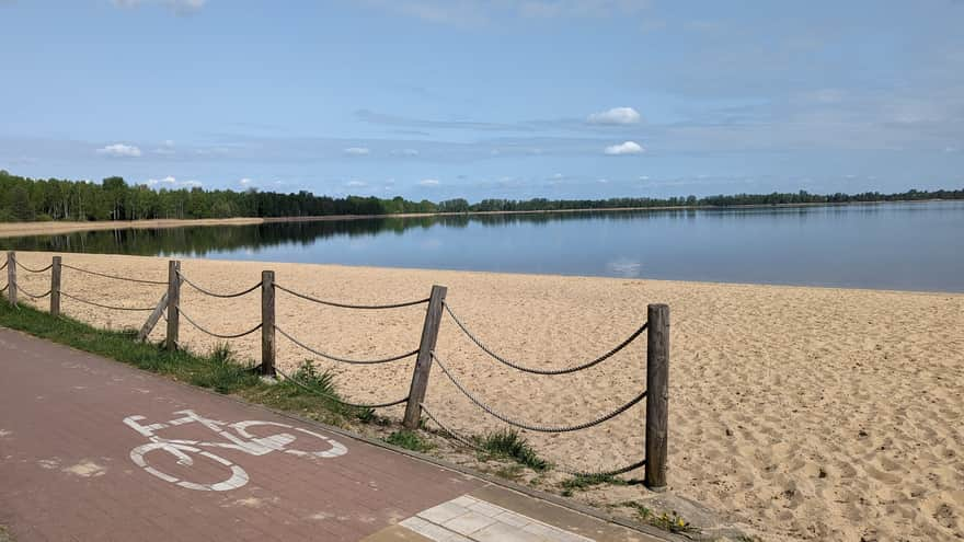 Pogoria III in Dąbrowa Górnicza - beach section