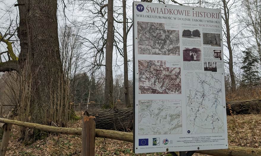 Wołtuszowa - information board