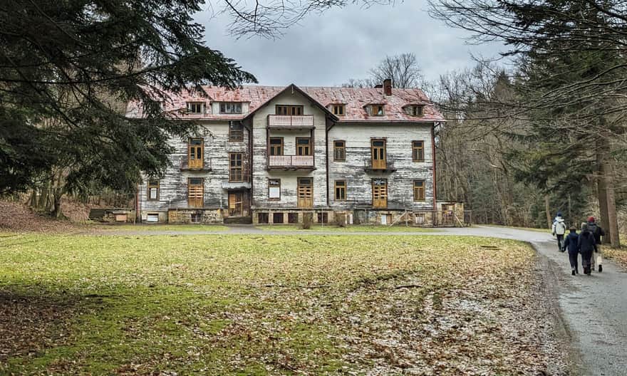 Neglected Villa "Leliwa" in Rymanów-Zdrój.