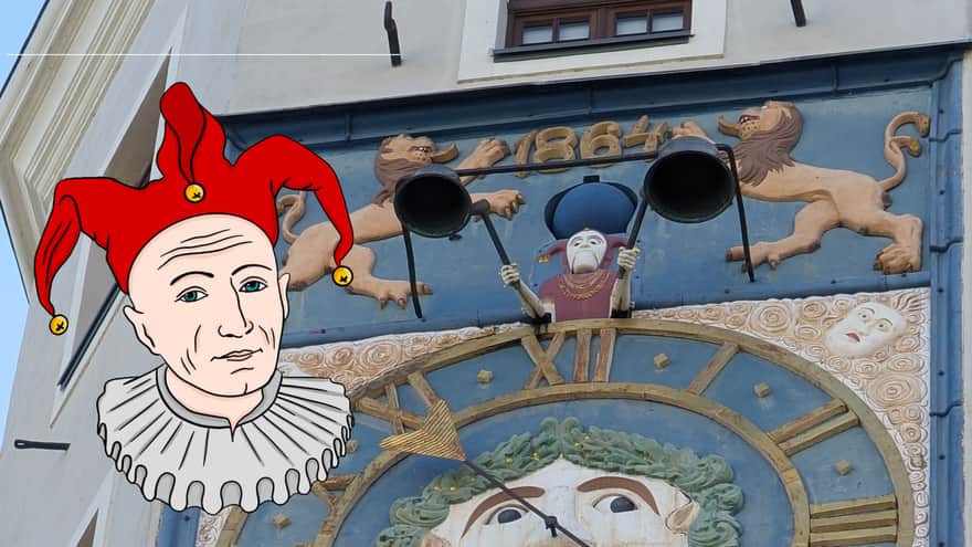 Legenda o błaźnie z zegara Zamku Książąt Pomorskich w Szczecinie