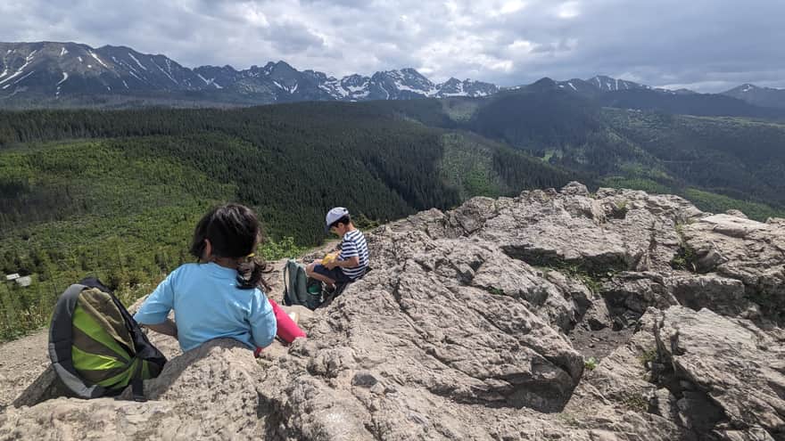 Wielki Kopieniec - at the summit