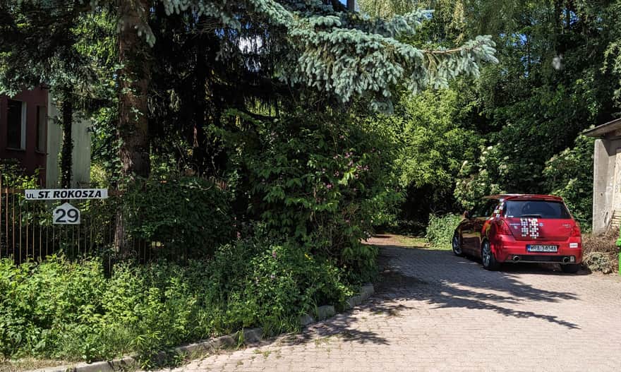 Ecological area "Dolina Prądnika" - entrance from Rokosza Street