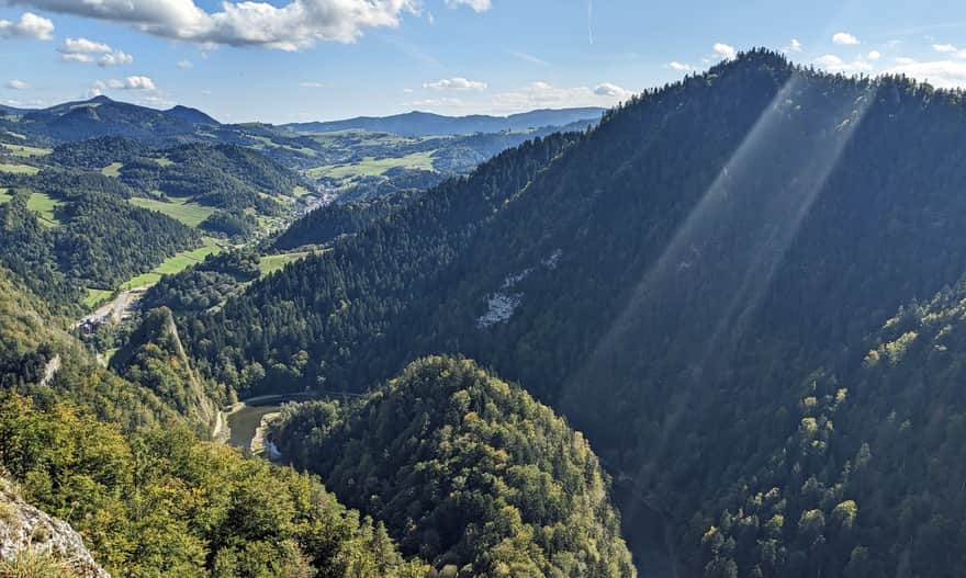 Widok z Sokolicy na wschód