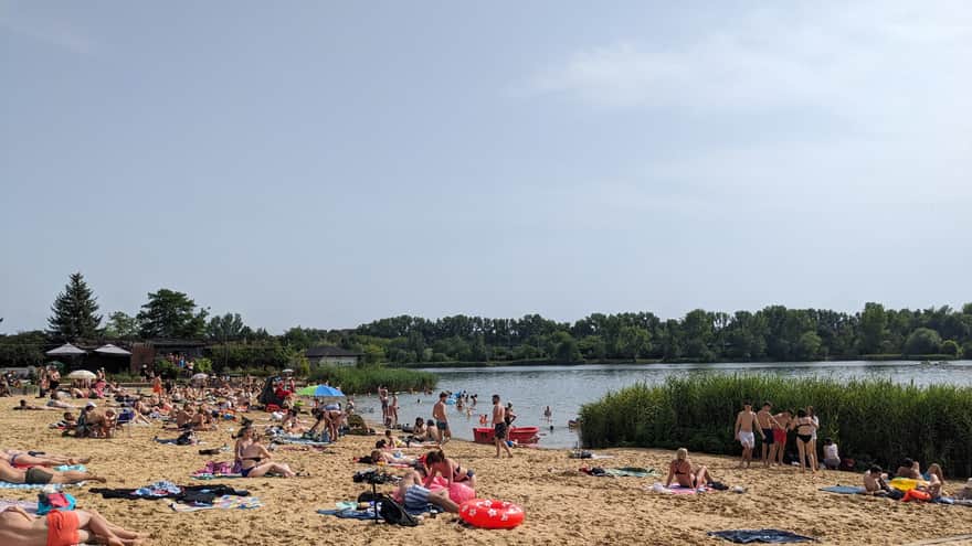 Bagry - piaszczysta plaża