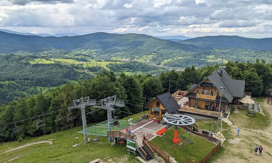 View from the Tower at the Top of Mosorny Groń