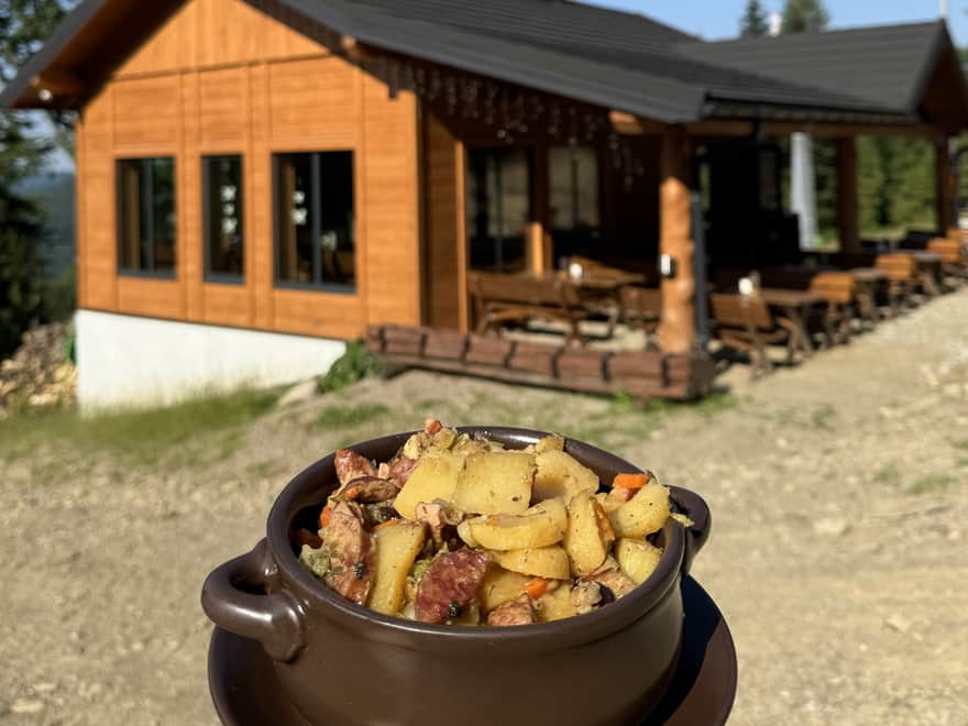 Prażone (duszonki) w Chatce pod Łamaną Skałą