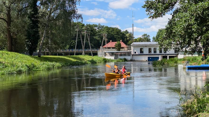Przystań kajakowa w Płotach