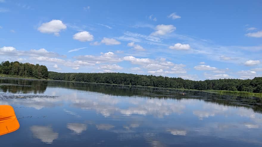 Jezioro Rejowickie widziane z kajaka
