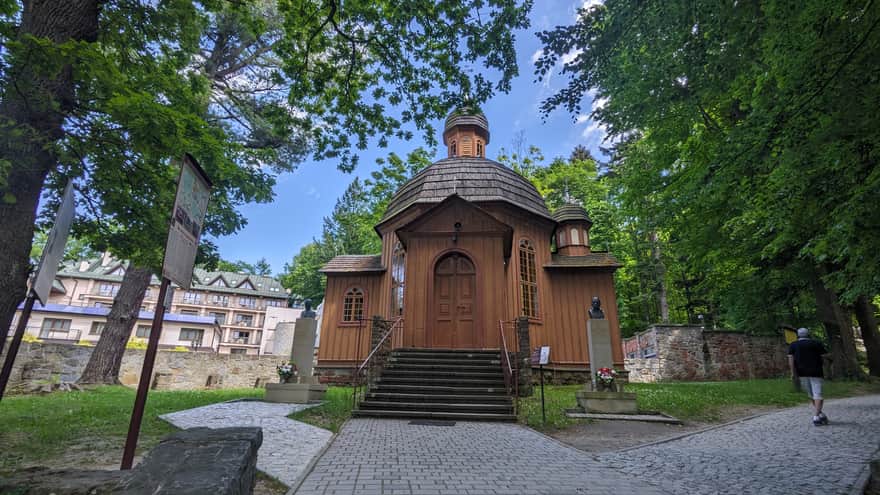 kościół pod wezwaniem Przemienienia Pańskiego i Matki Boskiej Częstochowskiej w Krynicy-Zdroju