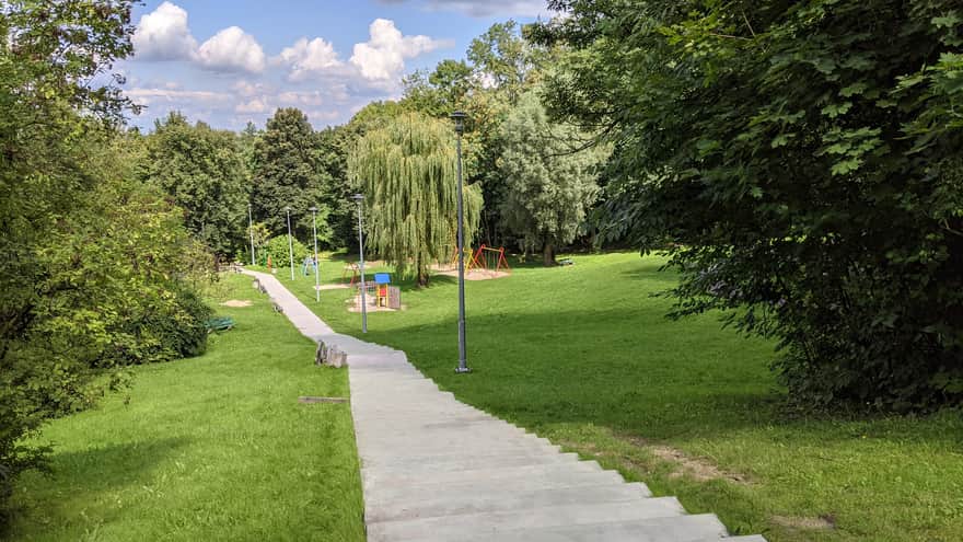 Plac zabaw przy Górze św. Marcina w Tarnowie