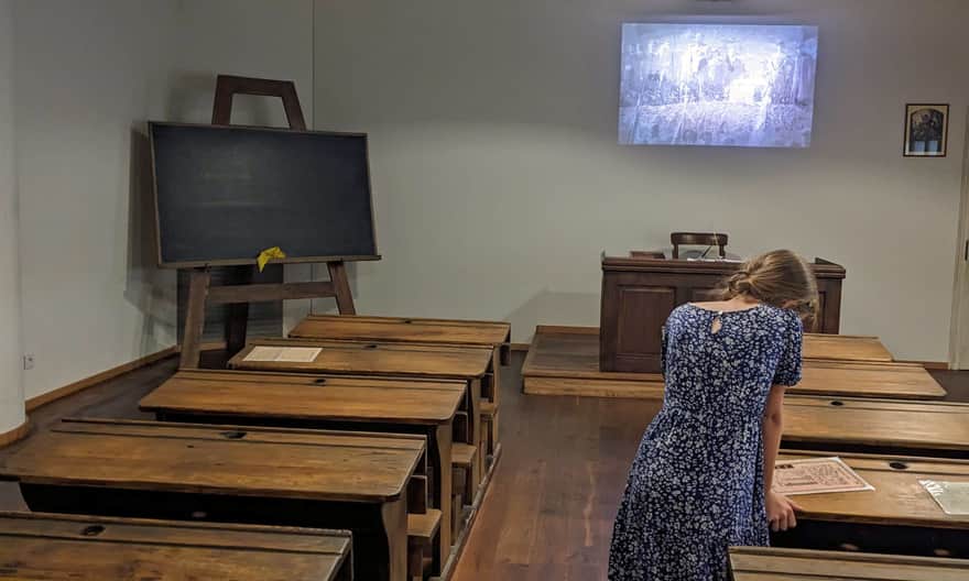 Muzeum II Wojny Światowej w Gdańsku. Wystawa dla dzieci: przedwojenna szkoła