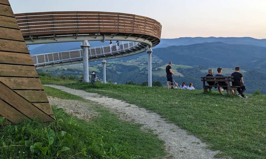 The Snail - viewing platform in Wola Krogulecka