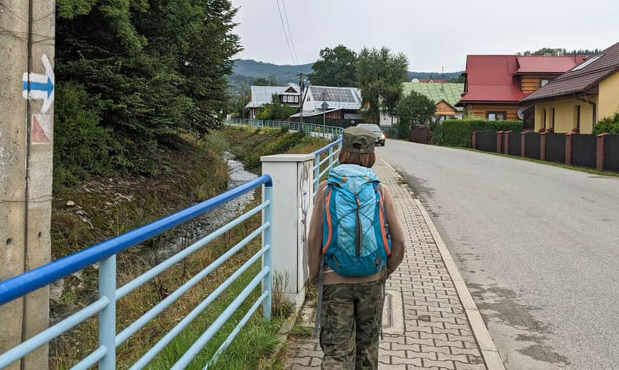Niebieski szlak z Łopusznej na Turbacz