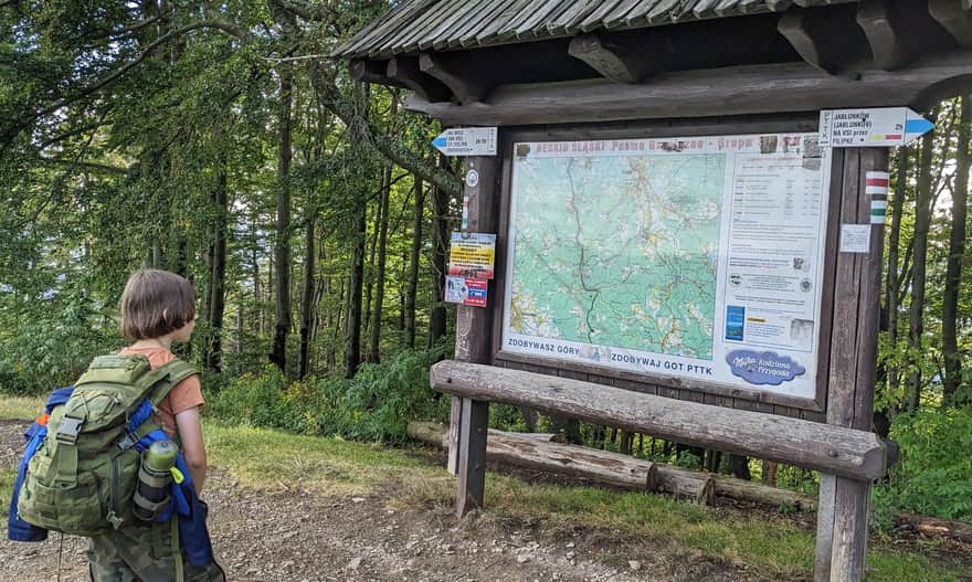 Stożek Wielki - hiking trails