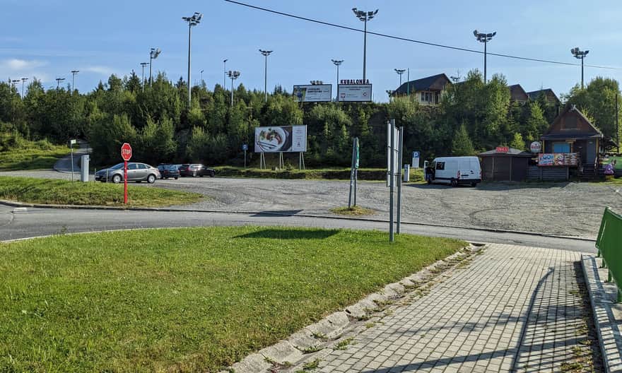 Kubalonka Pass - paid parking