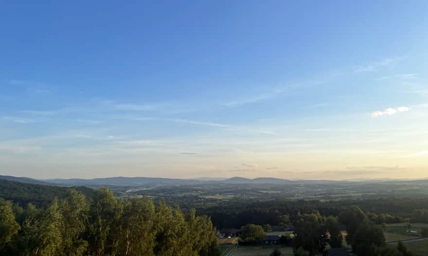 View from the Wiatrówki Tower in Moszczenica near Gorlice. Photo by Eliza Wszołek