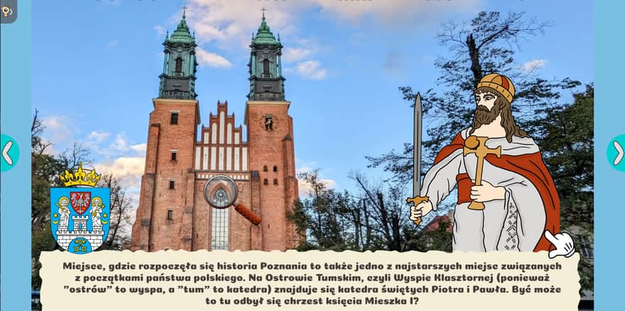 Interaktywna aplikacja o Poznaniu dla dzieci "Poznaj Poznań"