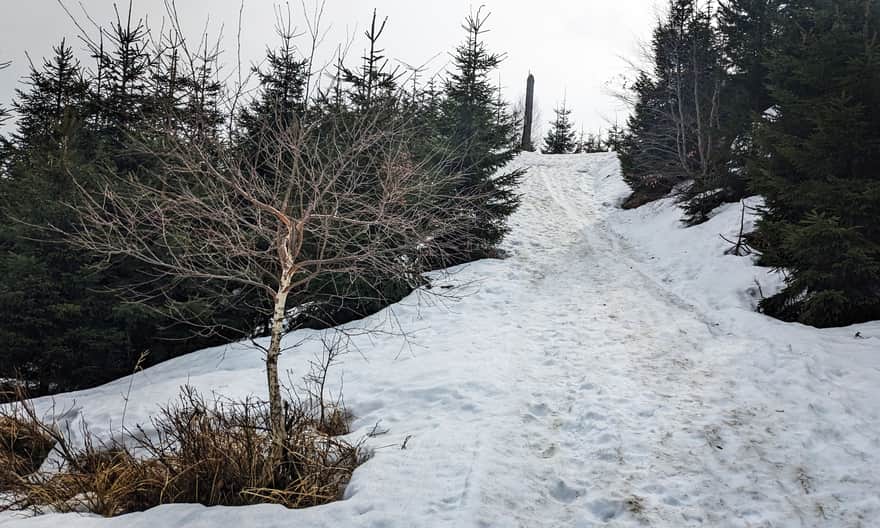 From Szyndzielnia to Błatnia: climb to Trzy Kopce