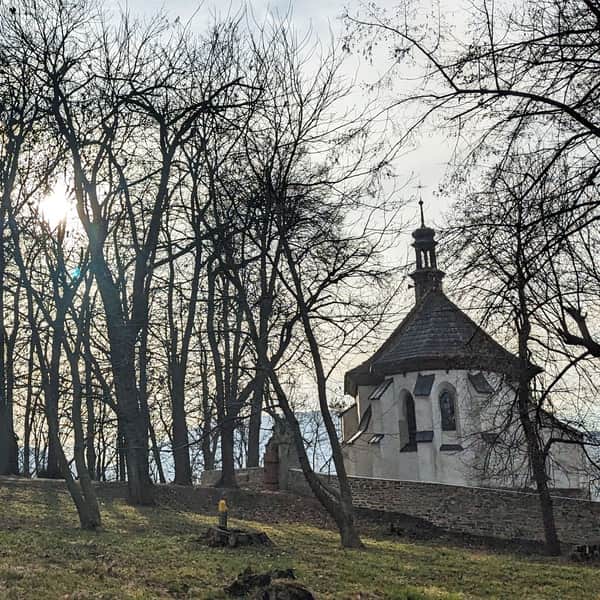 Historic Church in Zbyszyce by Lake Rożnowskie