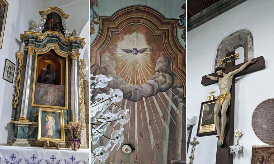 Interior of the Church of Saints Świerad and Benedict in Tropie