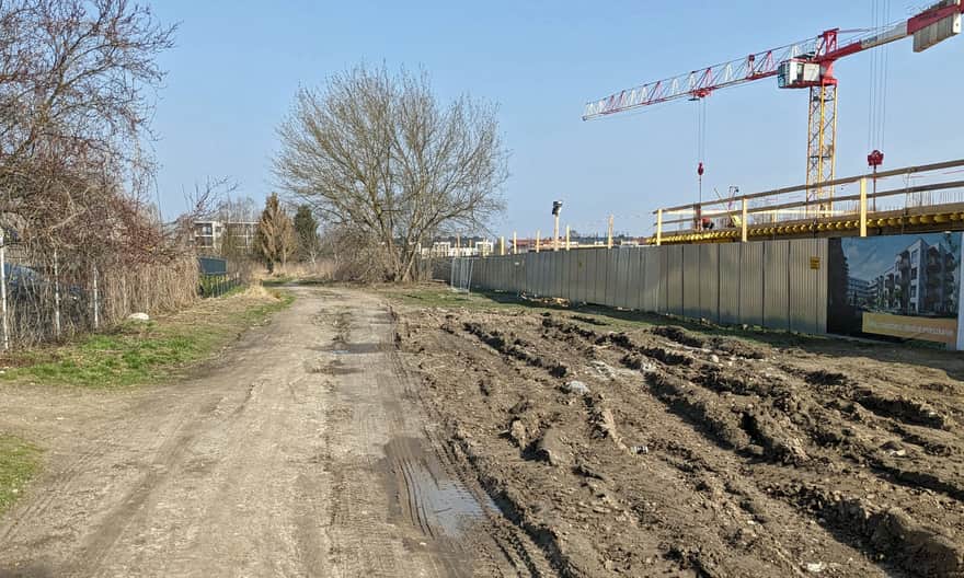Rosnące w oczach nowe osiedla przy ul. Pękowickiej, marzec 2025 r.