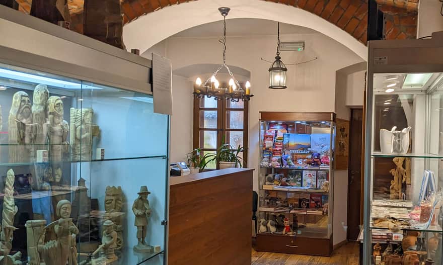Muzeum Regionalne Państwa Muszyńskiego w Muszynie - sklepik z pamiątkami