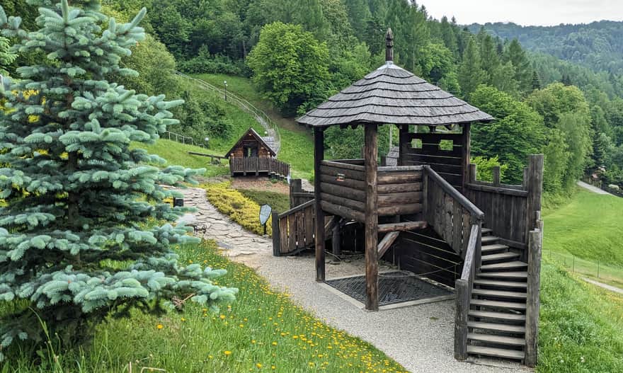 Ogród Baśni i Legend w Muszynie-Zdroju - cześć Ogrodów Tematycznych na Zapopradziu