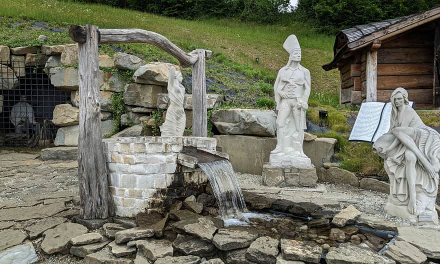Ogród Baśni i Legend w Muszynie-Zdroju - cześć Ogrodów Tematycznych na Zapopradziu