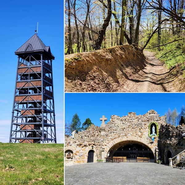 From Porąbka Uszewska to the Viewing Tower on Bocheniec