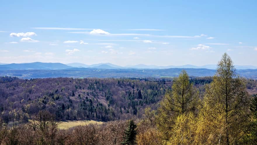 View from the tower on Bocheniec