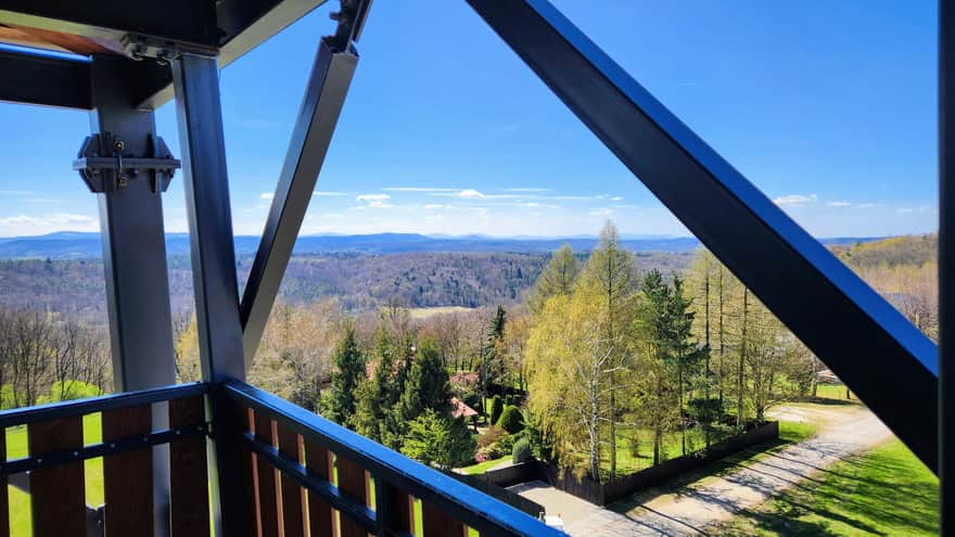 View from the tower on Bocheniec