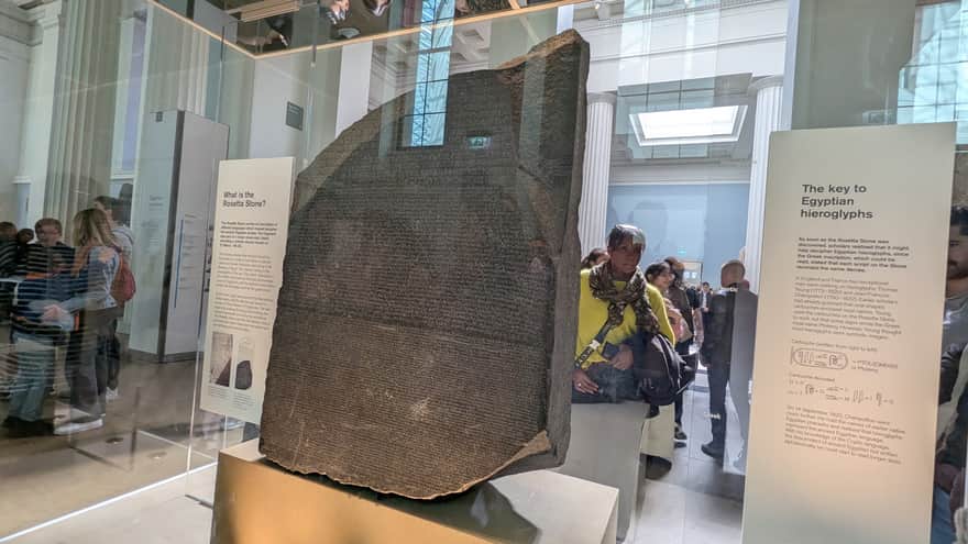 Kamień z Rosetty, British Museum w Londynie