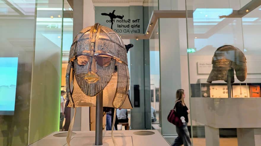 Skarb Sutton Hoo, British Museum w Londynie