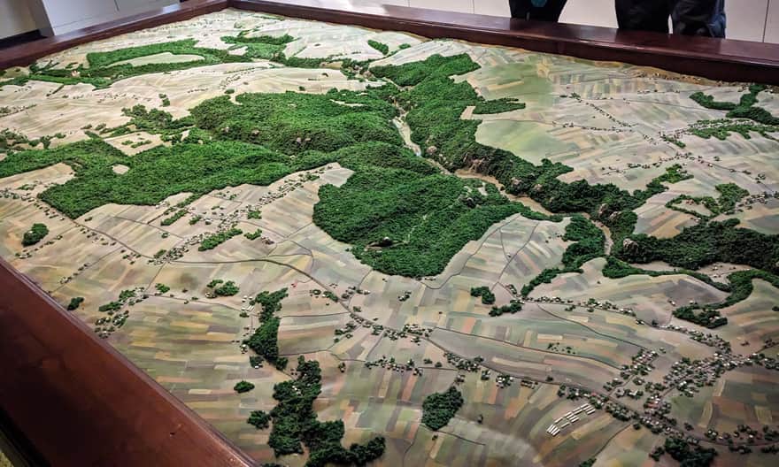 Nature exhibition of Ojcow National Park - model of Pradnik Valley