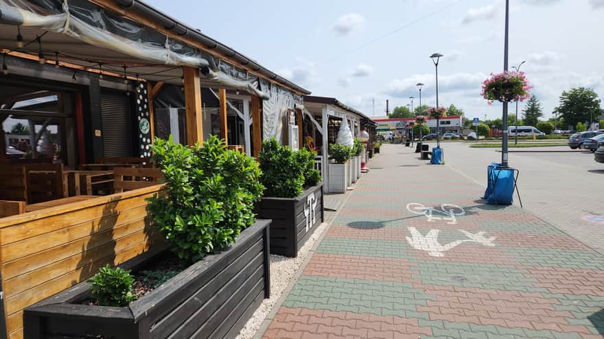 Restauracje i parking, Zalew Blachownia niedaleko Częstochowy