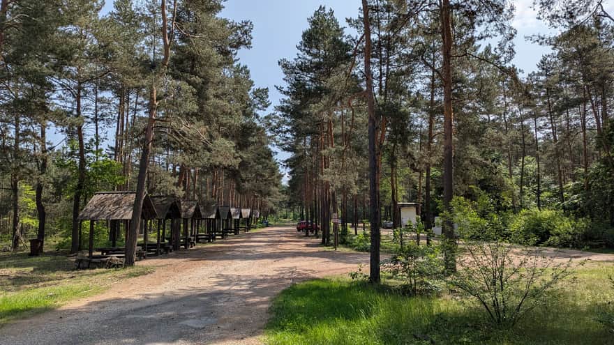 Wejście do rezerwatu "Sokole Góry"