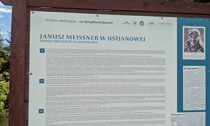 From Ustianowa Dolna to Holica - educational path boards "On the Wings of History"