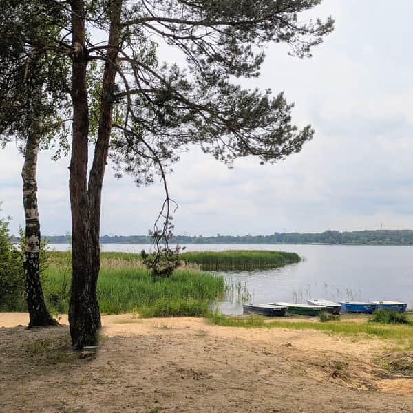 Zalew Poraj - plaża i trasa wokół jeziora