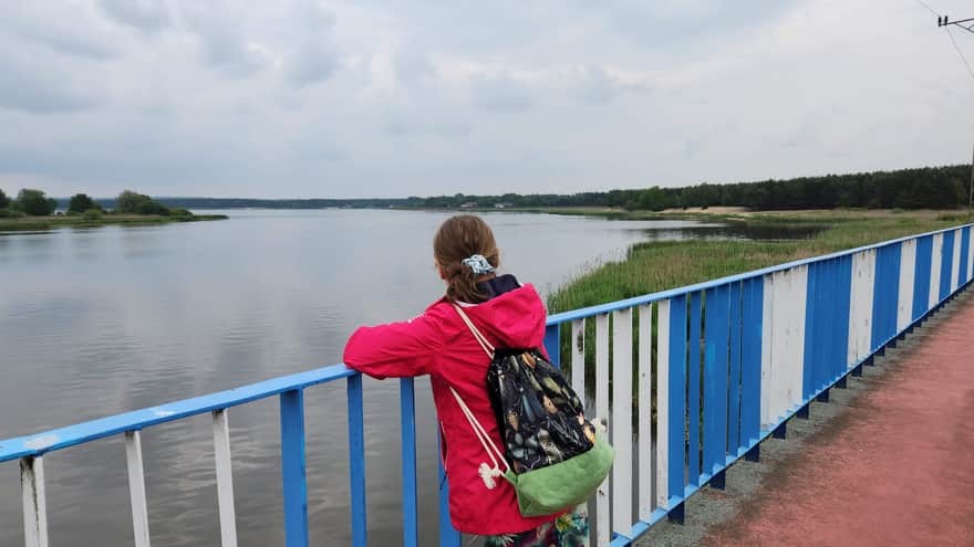 Green trail around Poraj Reservoir