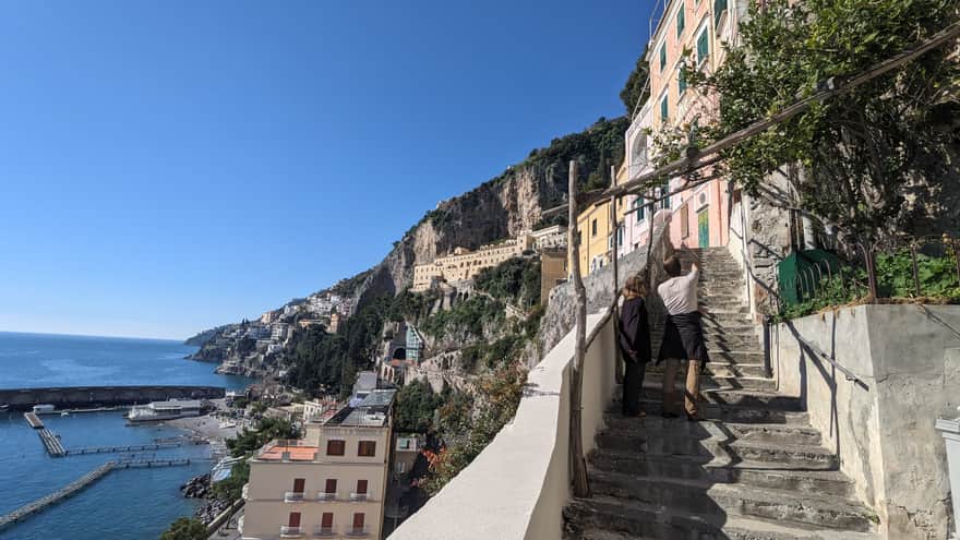 Walk Along Via Annunziatella in Amalfi