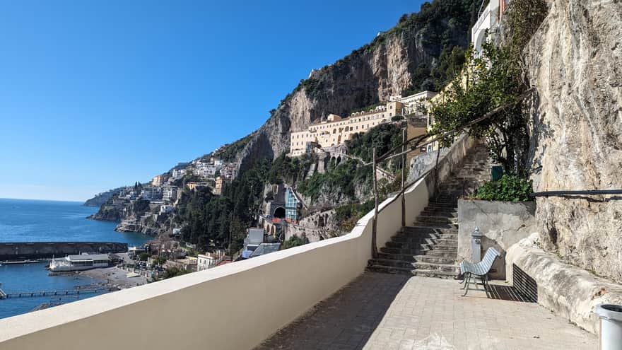 Walk Along Via Annunziatella in Amalfi