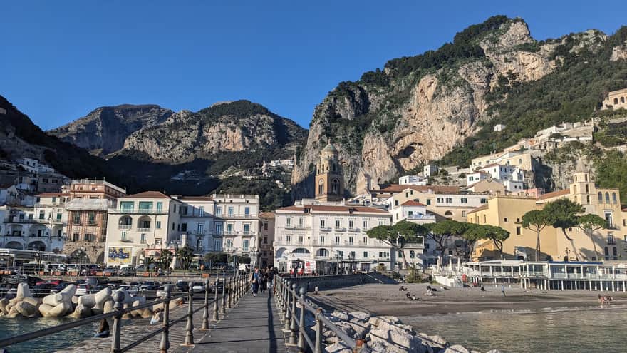 Coastline in Amalfi