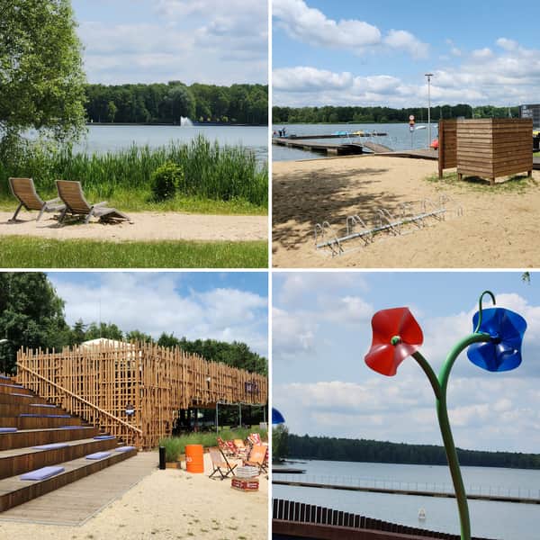 Jezioro Paprocany w Tychach - plaża, kąpielisko, atrakcje