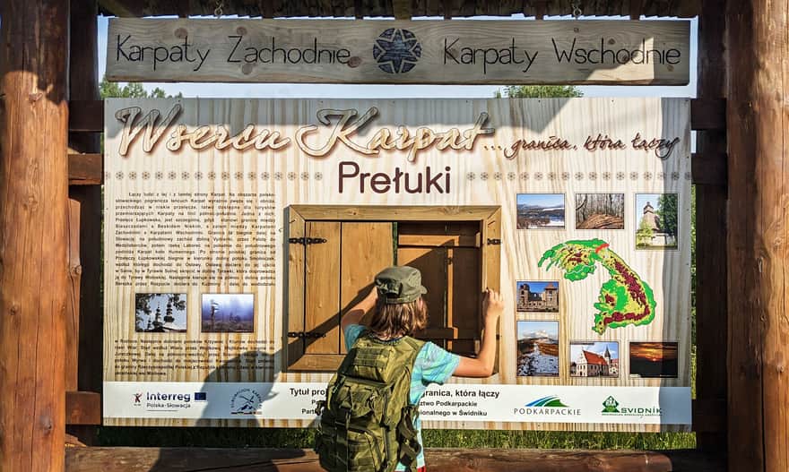 Prełuki - granica Karpat Wschodnich i Zachodnich nad Osławą