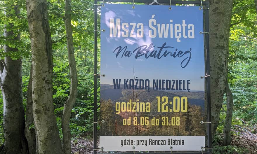 Msze święta na Ranczu Błatnia, lato 2025 r.